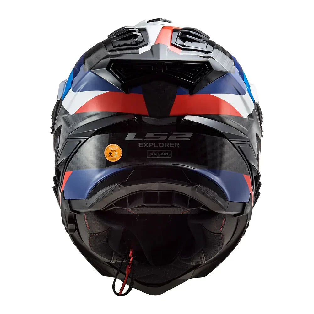 CAPACETE LS2 EXPLORER CARBON FRONTIER AZUL - Imagem 3
