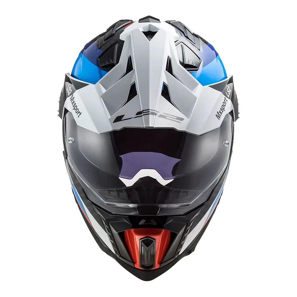 CAPACETE LS2 EXPLORER CARBON FRONTIER AZUL - Imagem 4