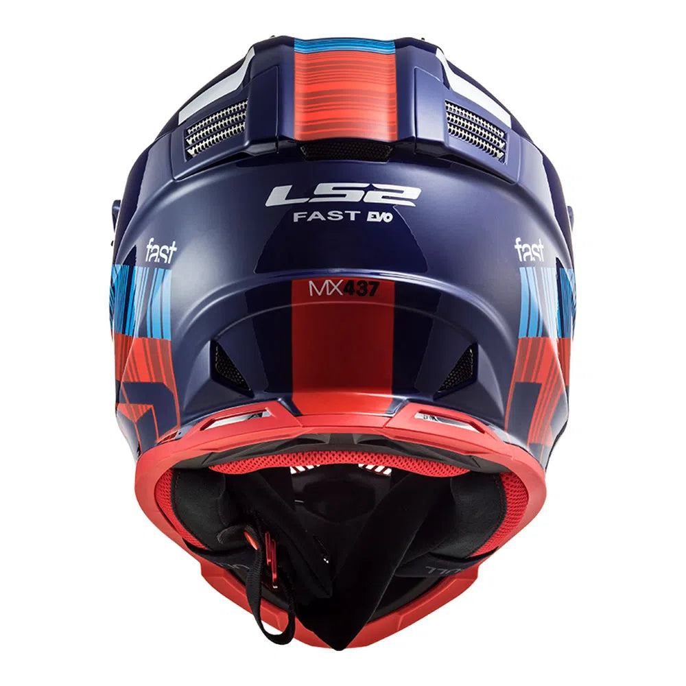 CAPACETE LS2 FAST MX437 XCODE VERMELHO - Imagem 3