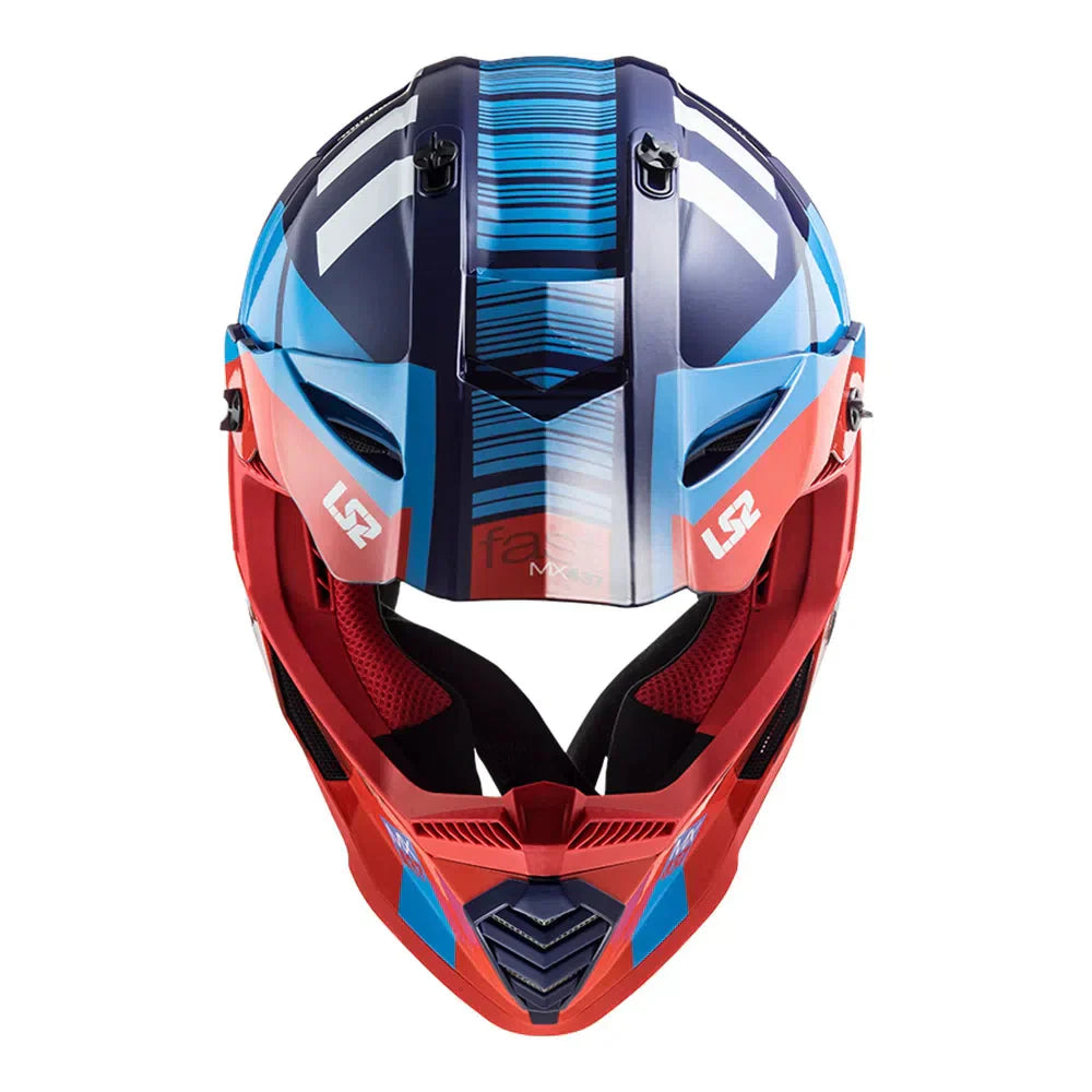 CAPACETE LS2 FAST MX437 XCODE VERMELHO - Imagem 4