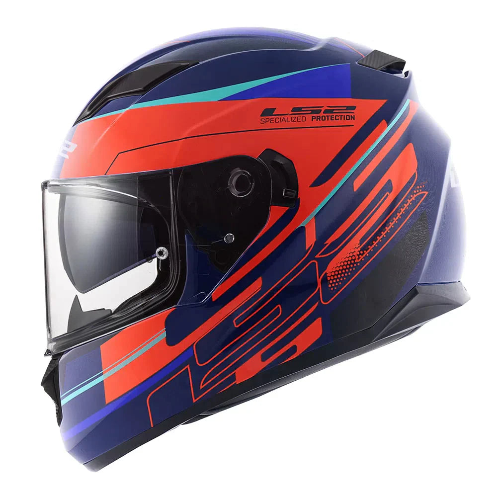 CAPACETE LS2 STREAM IXEL LARANJA - Imagem 2