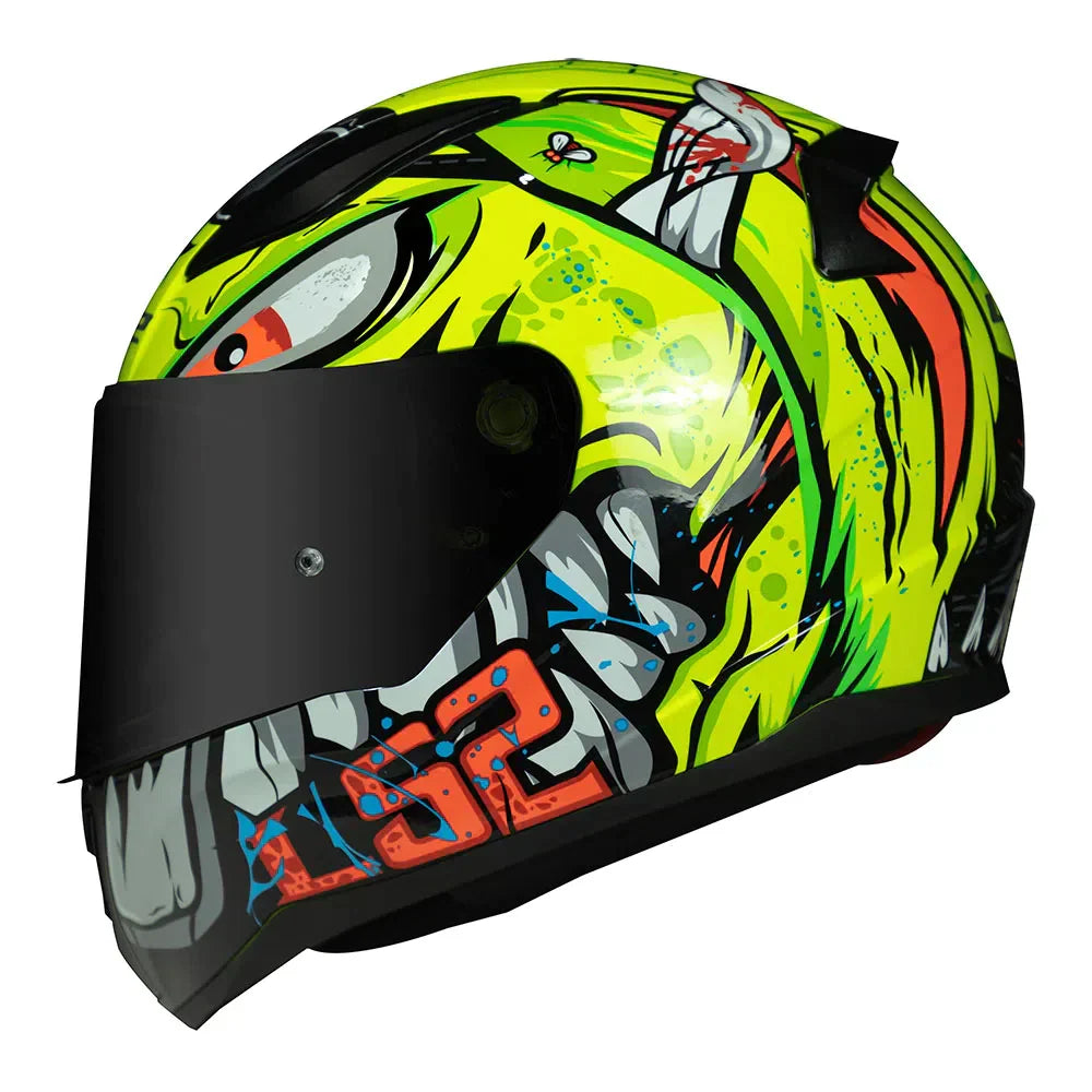 CAPACETE LS2 RAPID BADASS AMARELO - Imagem 2