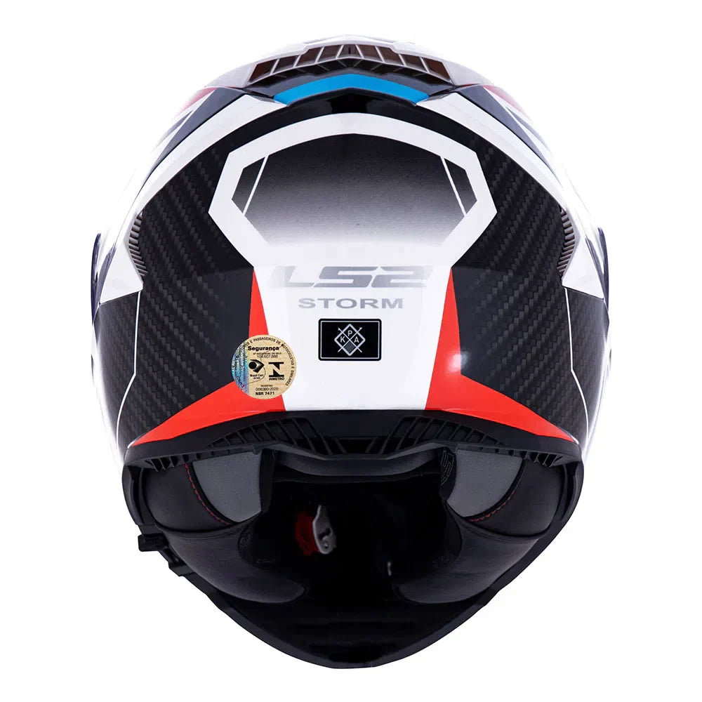 CAPACETE LS2 STORM RACER AZUL - Imagem 3