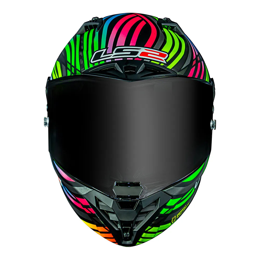 CAPACETE LS2 THUNDER CARBON RAINBOW - Imagem 4