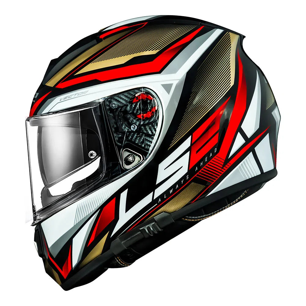 CAPACETE LS2 VECTOR RIDER DOURADO - Imagem 2