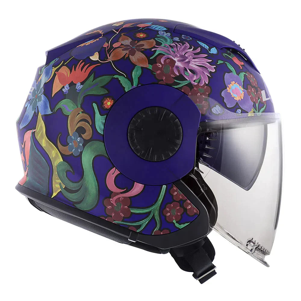 CAPACETE LS2 VERSO FLORA BRASIL ROXO