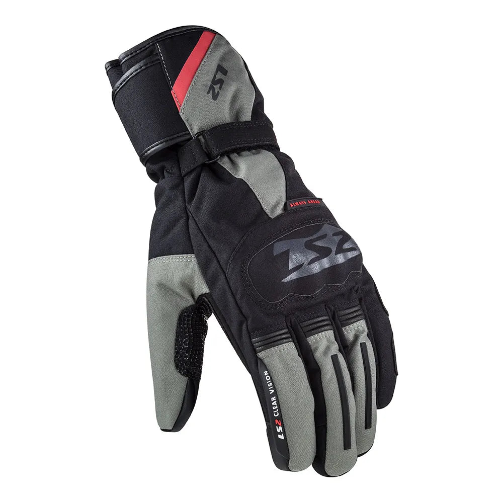 LUVA LS2 SNOW CINZA - Imagem 3